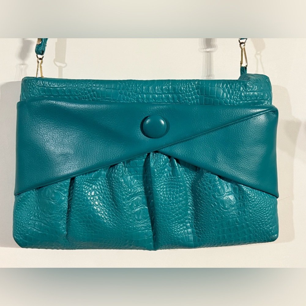 Chic VINTAGE Teal/Turquoise Women's Shoulder Bag